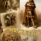 Teaterførestilling basert på Macbeth av Shakespeare 