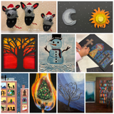 Kunstfagutstilling kulturskule- elvar og Bryne kunstforening