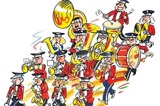 17.mai i Time. Skulekorps og songelevar aktive i lokalmiljøet